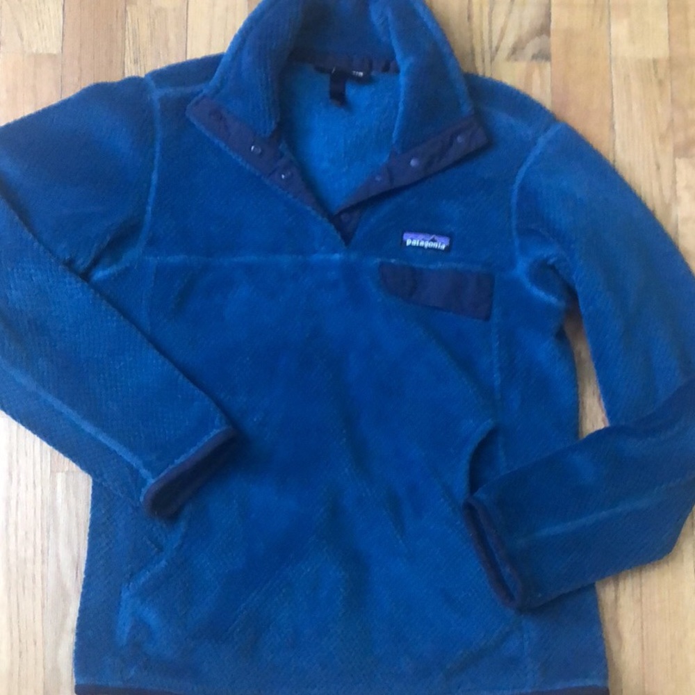 Women’s XS Patagonia Re-Tool Snap Fleece Blue